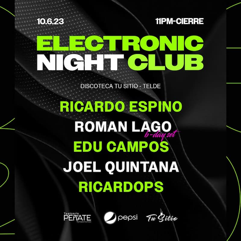 electronic night club