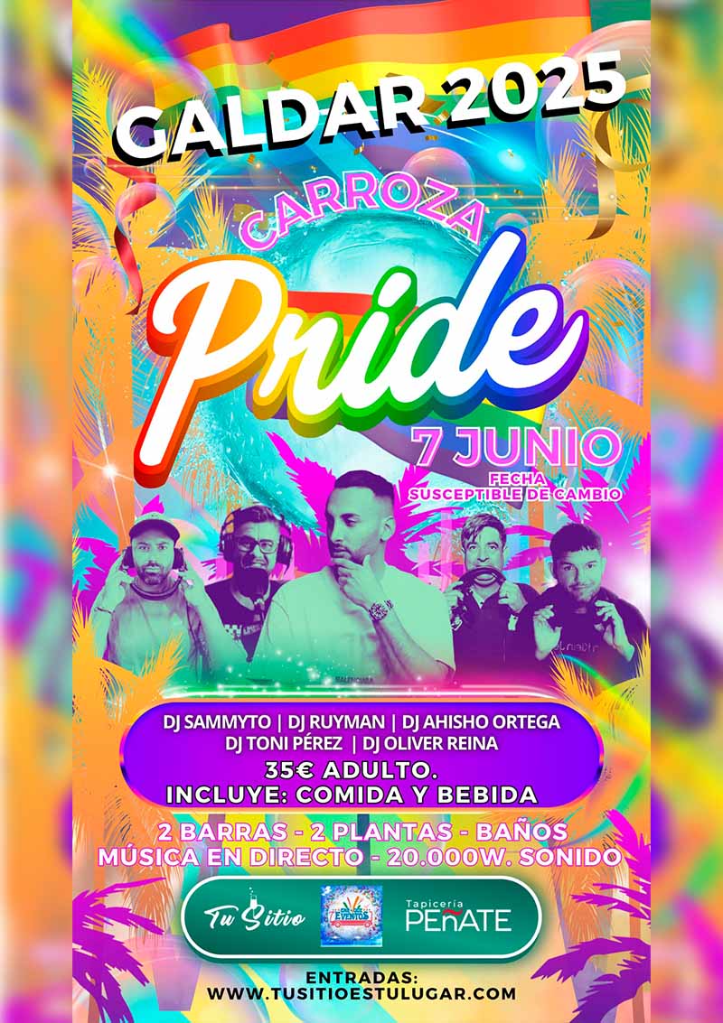 Carroza Pride 7 de junio
