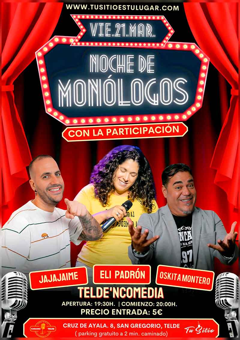Noche de monólogos 21 de Marzo